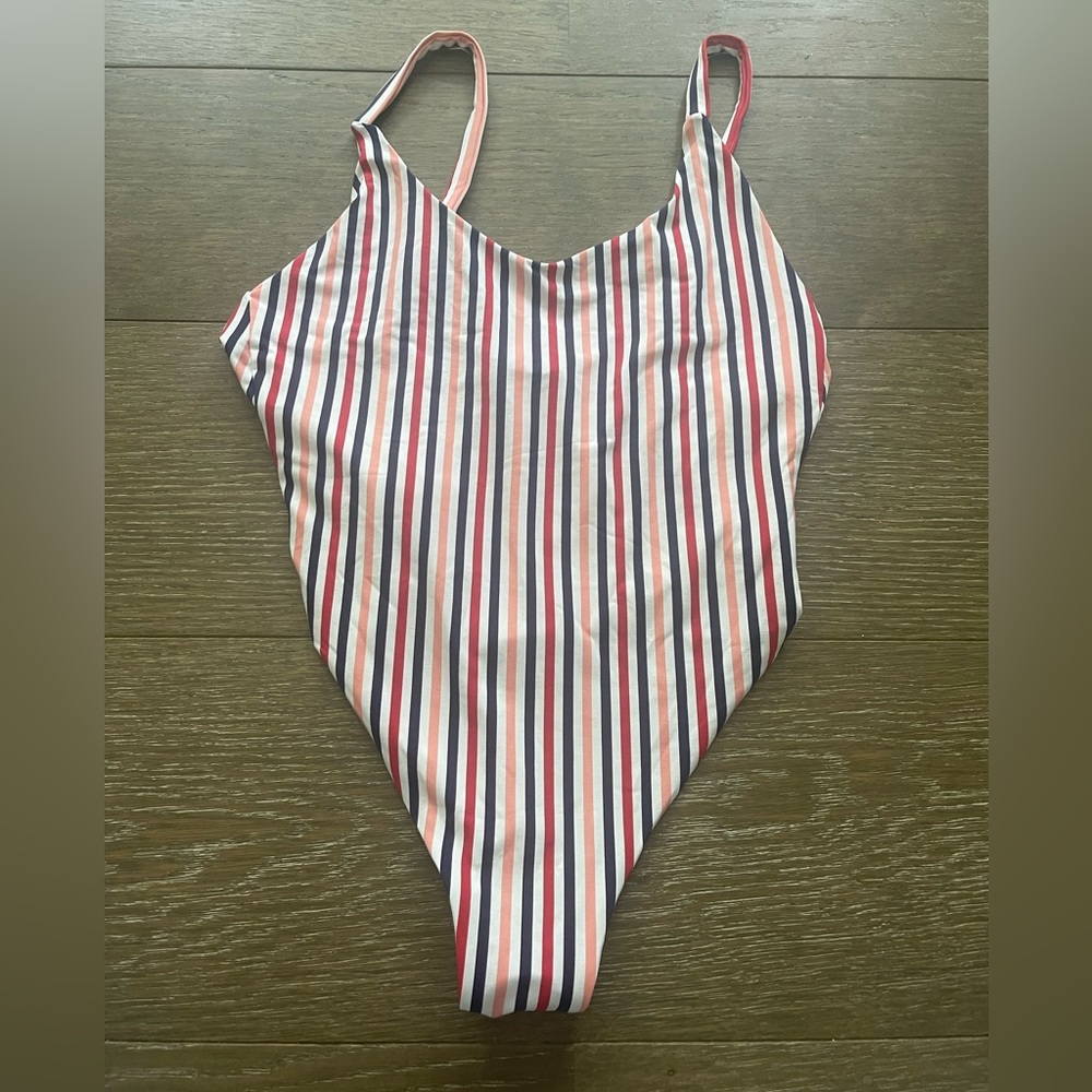 Bright Swimwear striped one piece size M